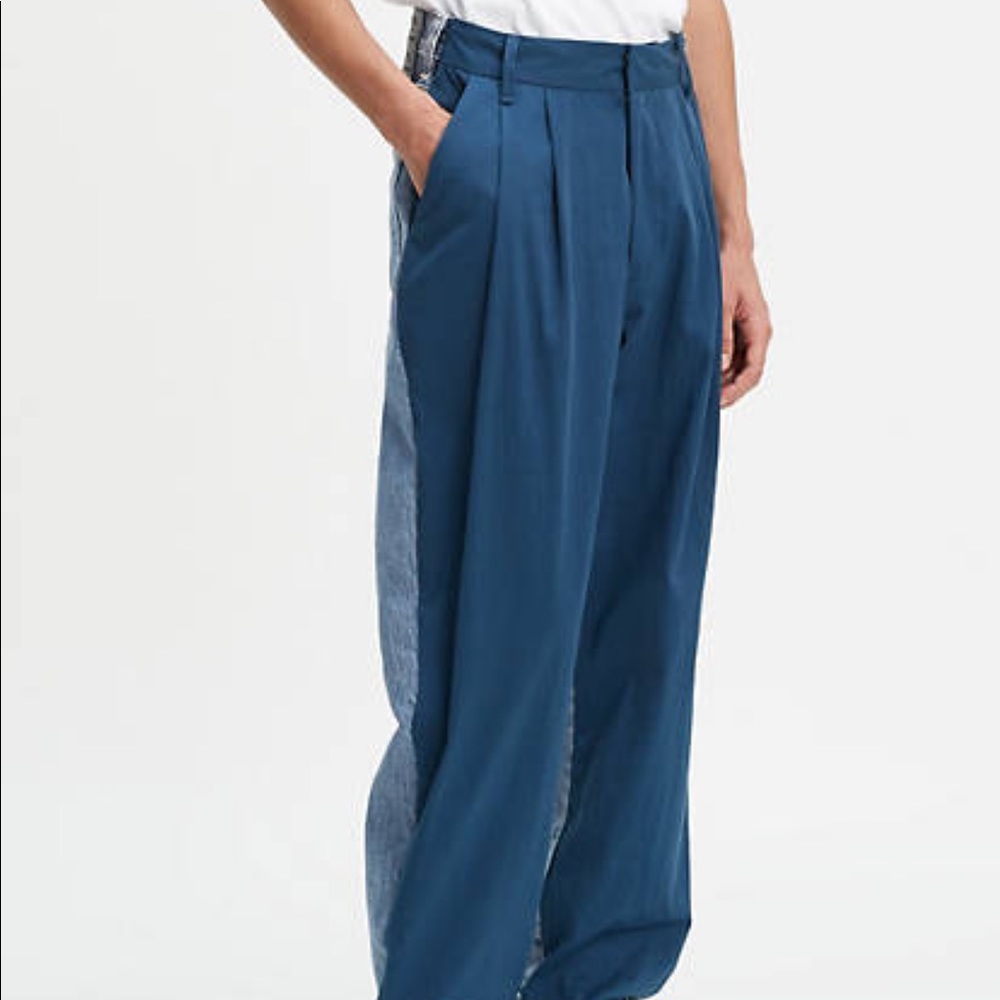 Levis made and crafted double faced straight jeans